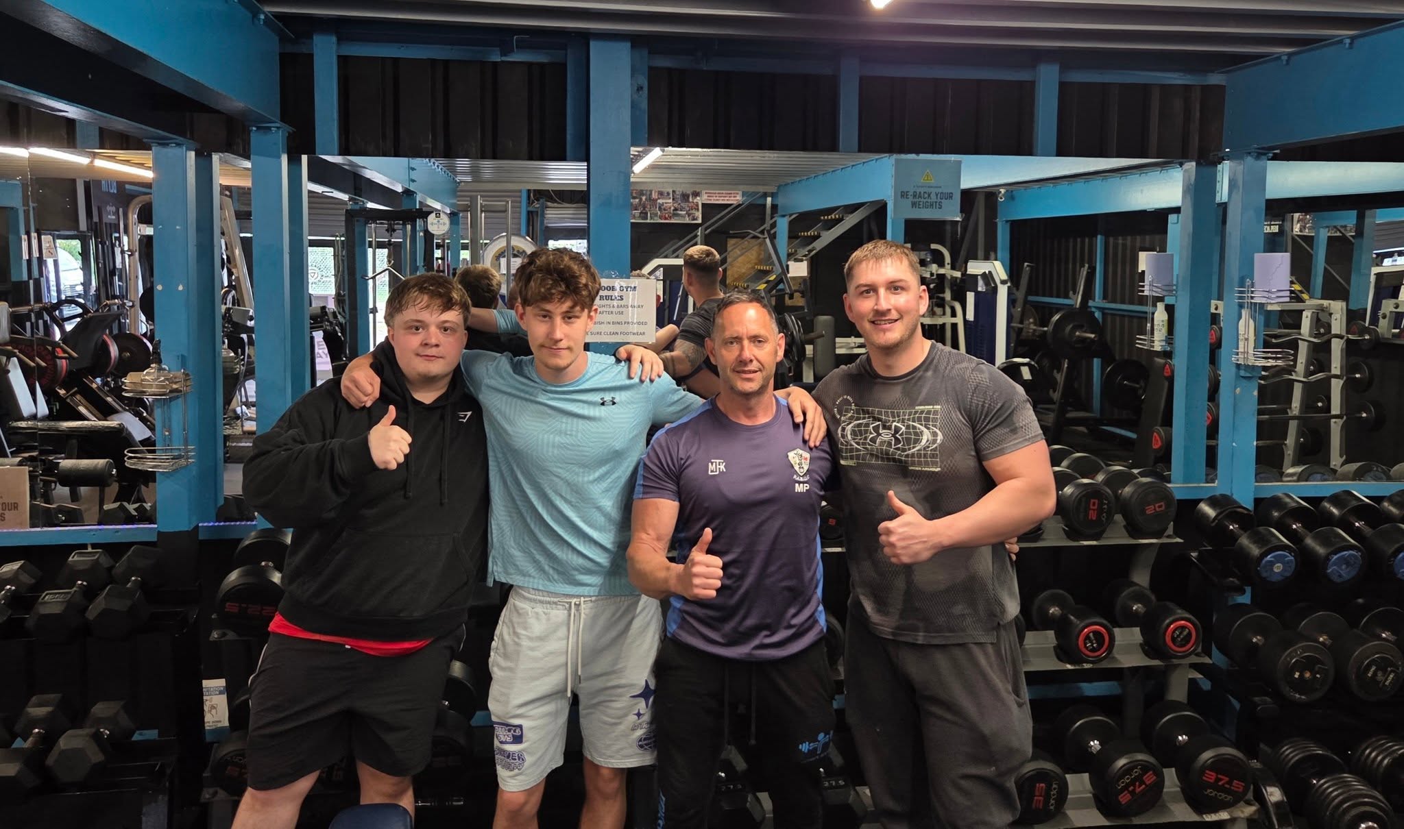 Coached space at POWS Gym in Bridgend
